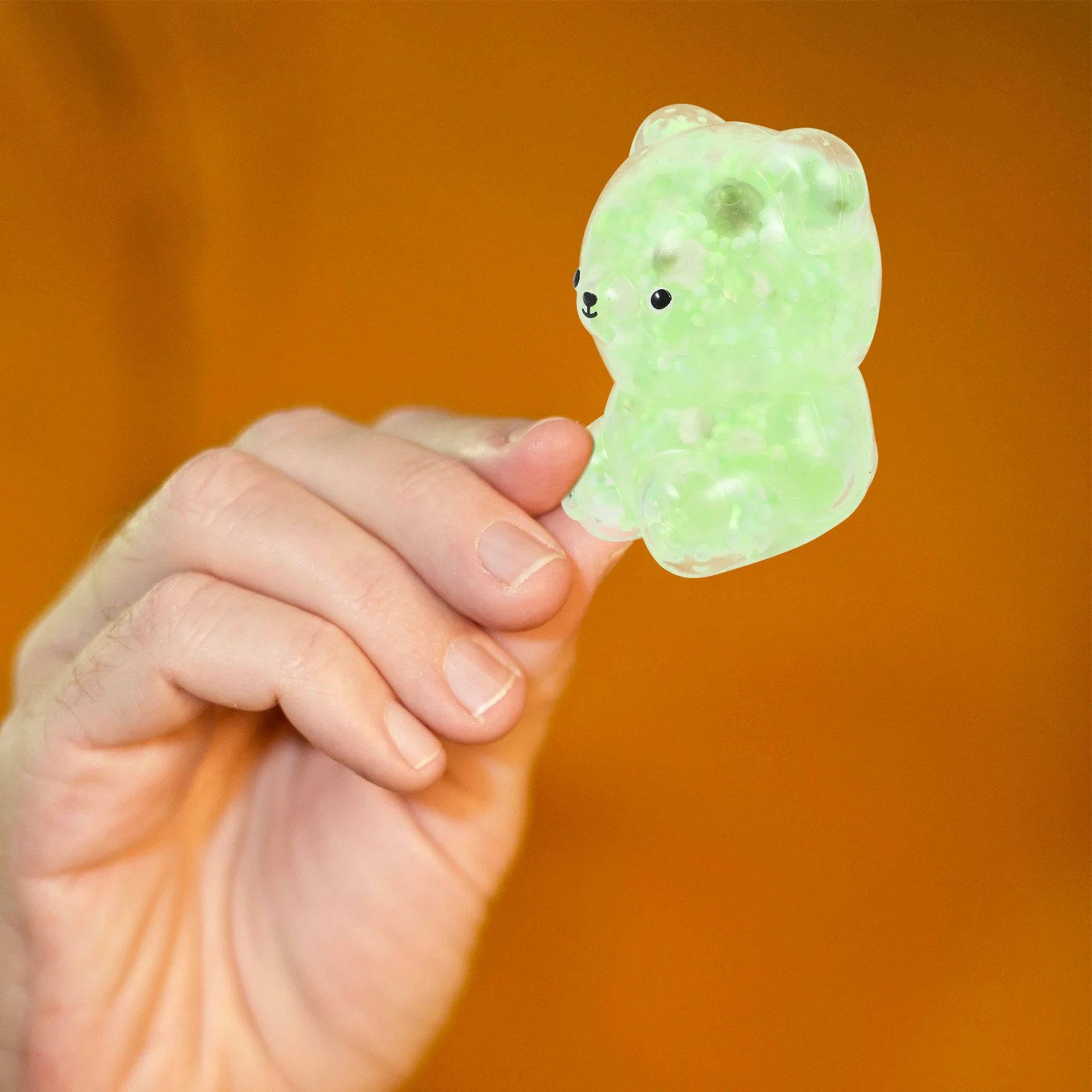 5Pcs Squeeze Bear Elastic Cartoon Pressure Hand Decompression Stress Relief Compact Portable Gift Stress Relief Toy