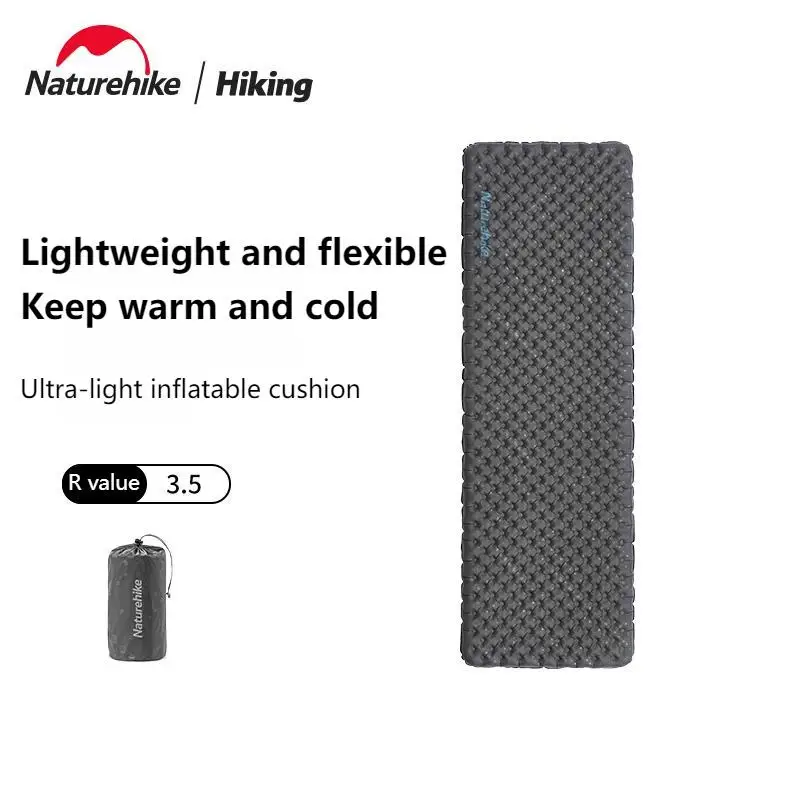 

Надувной коврик Naturehike R3.5, зимний теплый коврик, сверхлегкий портативный надувной матрас для сна, коврики для кемпинга, пешего туризма, альпинизма