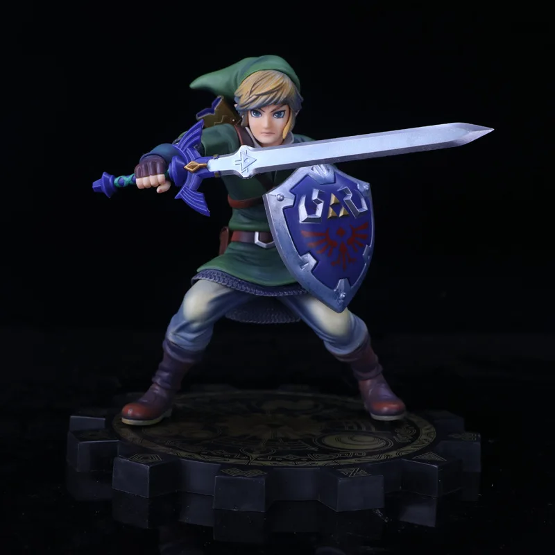 Figuras de acción de juguete The Legend of Zelda Link 1:7 de 20cm de alta calidad con caja al por menor