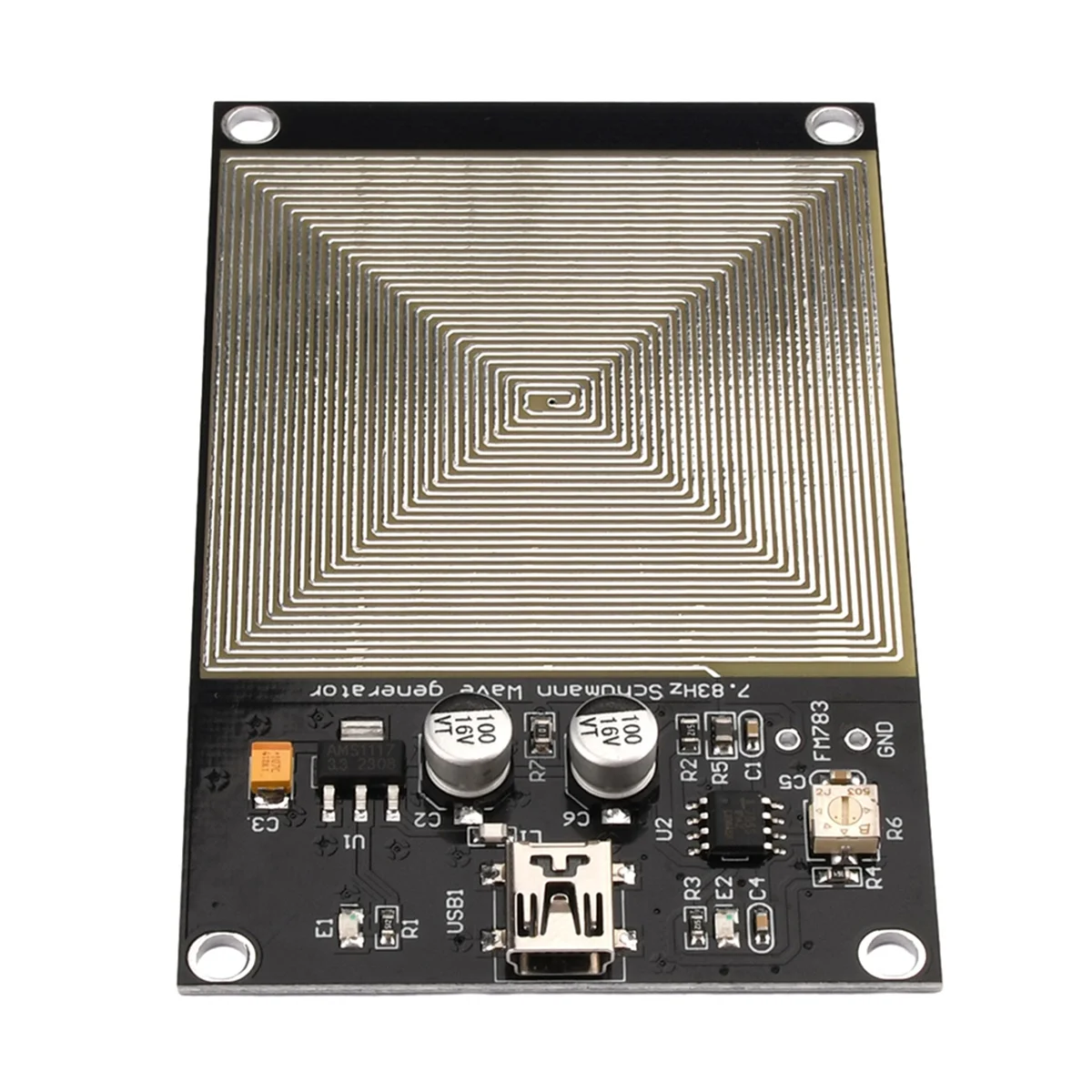 Fm783 5V 0.1a 7.83Hz Mini Usb Schumann Resonantie Golf Generator Ultra-Lage Frequentie Generator Kit Met Usb Voedingskabel