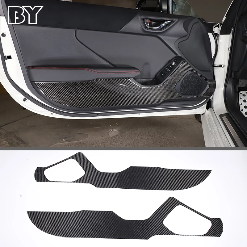 

Soft Carbon Fiber Sticker Car Inner Door Panel Protection Anti Kick Panel Sticker For Subaru BRZ 2022 Accessories Interior