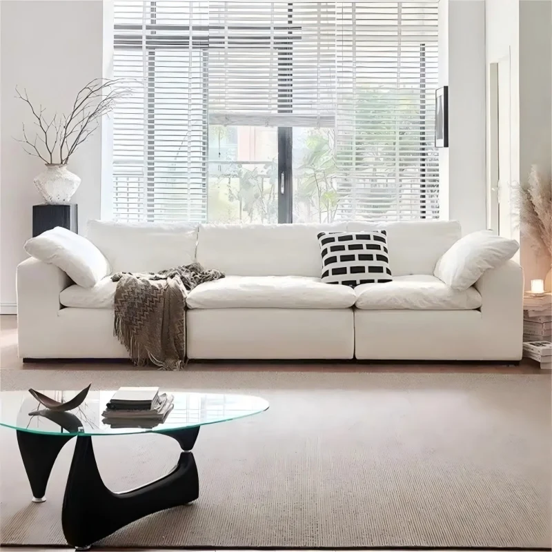 

#Wabi-Sabi Chenille Upholstered Single Seat Accent Chair, Cloud-Like Compressed Lounge Sofa with Durable Frame