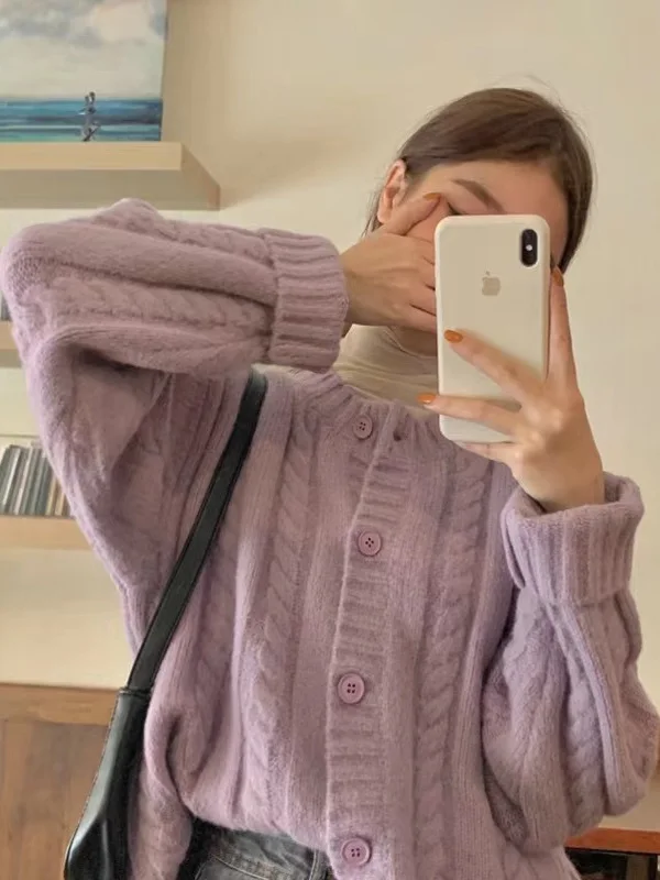 

Loose ort Sve Long Women's Knitted Sweater Spring Autumn Base Layer irt Inner Wear Casual Comfortable Top 2025 New Sle