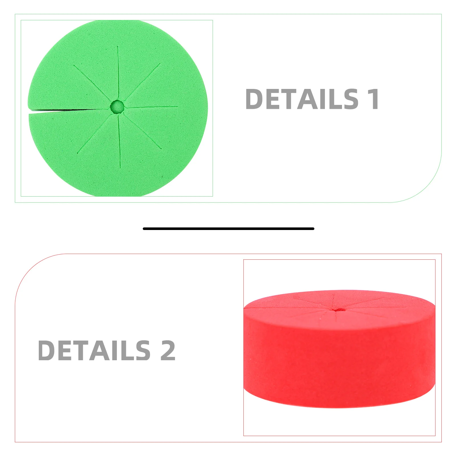 

50pcs EVA Sponges Hydroponic Cultivation Soilless Planting Tools Random Color Seedling Pots Garden Clone Collars Growing