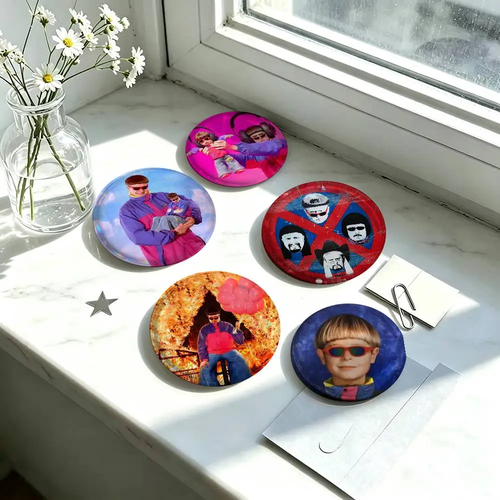 Hot Singer O-Oliver Tree album  Button Pins Cute Manhwa Coin Brooch DIY Backpack Clothing Decor Badge Jewelry Accessories Gifts