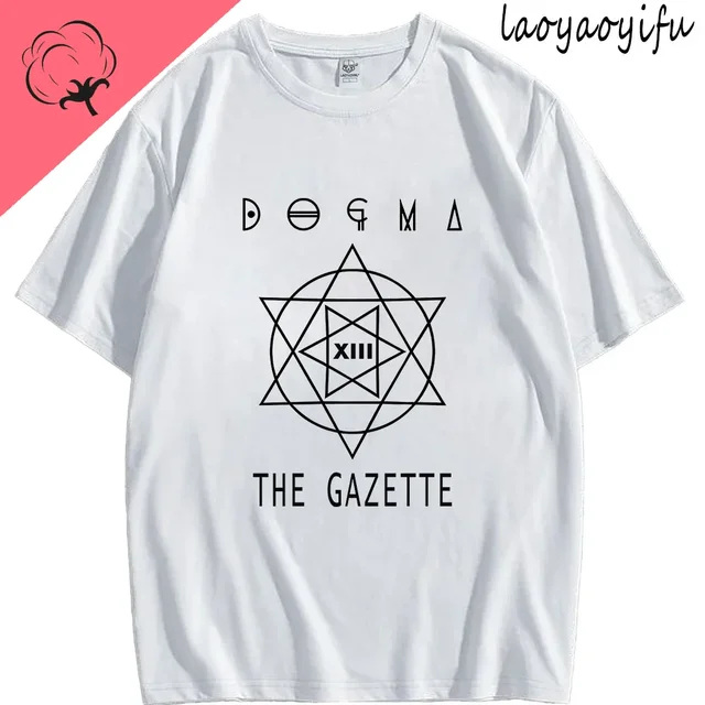 The Gazette Japanese Visual Rock Band Printed T-shirt Tops Men