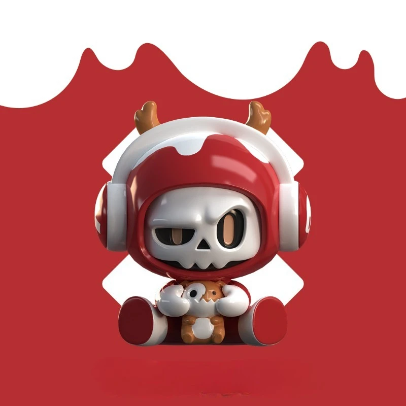 모얀 공세 MR.BONE - 베이비본 트렌디 토이 피규어 장식 인형 장난감 블라인드 박스 액션 피규어 어린이 장난감 만화 생일 선물