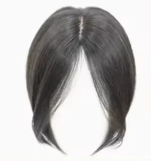 Base de seda superior grampo de cabelo em topper cabelo humano para desbaste cabelo feminino atacado cabelo chinês encaracolado