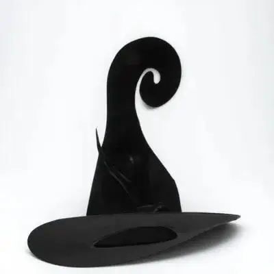 

Witch Hat Wide Brim Washable Cosplay Costume Party Decor Accessory Festival Performance Cosplay Hat For Halloween Prop