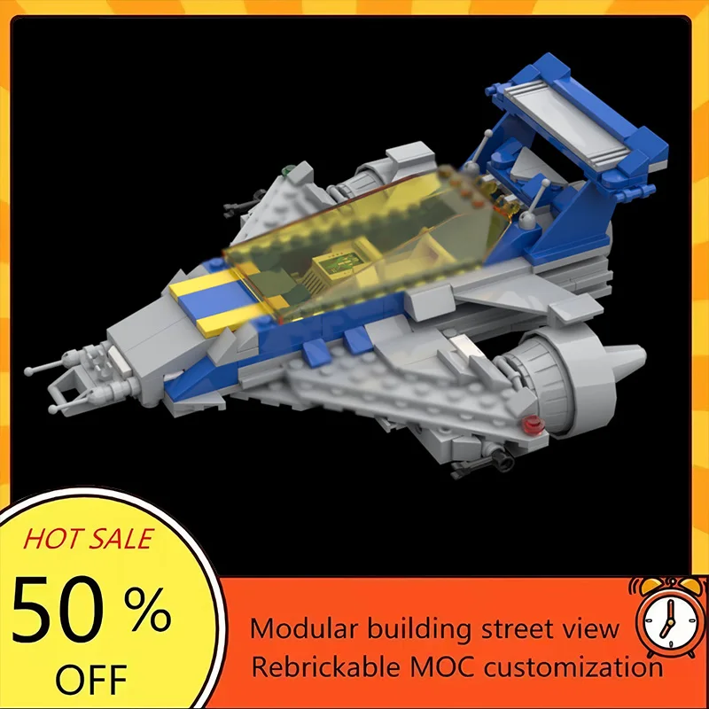 

Набор из 310 деталей: Популярная модель космического корабля из фильма «Звездные войны», конструктор MOC, модульные технологичные блоки, подарок на праздник, игрушка для сборки, детский набор