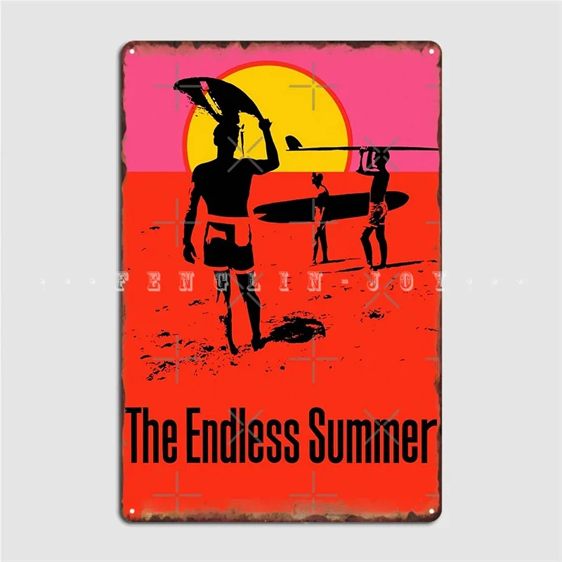 The Endless Summer 1966 Full Metal Sign Wall Mural Party Personalized Wall Decor Tin Sign Poster