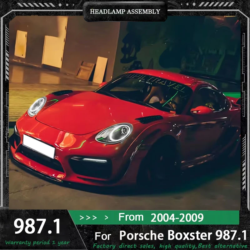 

Car Styling for Porsche Cayman 987 Head Light 2005-2009 987 Headlight DRL Turn Signal Low High Beam Projector Lens