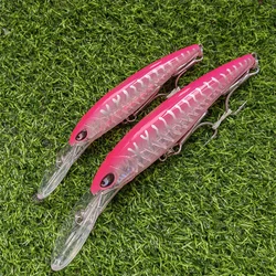 Noeby Trolling Minnow Fishing Lure 140mm 47g 180mm 94g Offshore Deep Diver Lures Reinforced Fish Bone Big Game Fishing Hard Bait