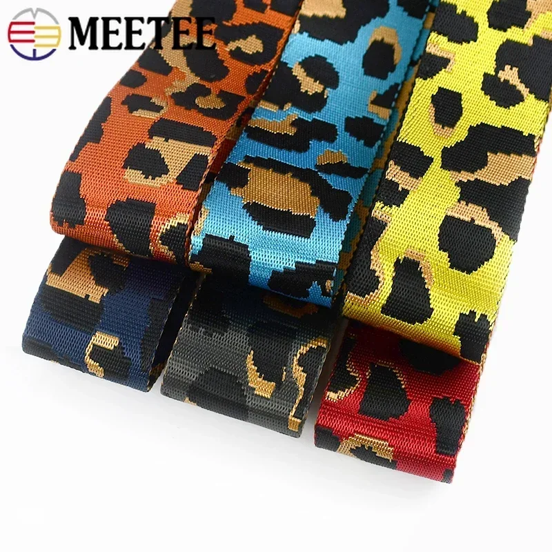 

1/2/3Meters 50mm Nylon Webbing Tapes DIY Sewing Accessories 1.5mm Thick Jacquard Ribbon Bag Straps Garment Belts Bias Binding