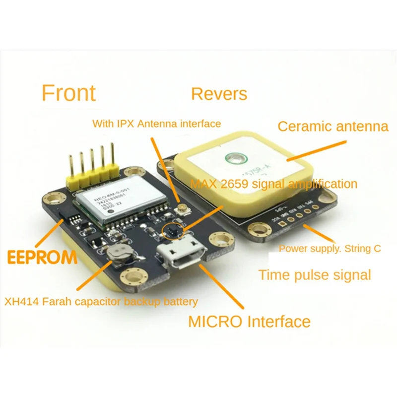 

X62A_GPS NEO-6M APM2.5 Навигационная спутниковая система с антенным интерфейсом Ipx