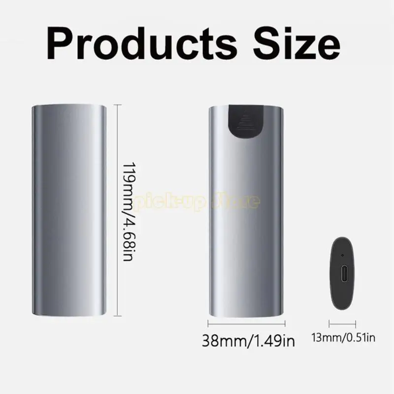 Q5WA M.2 محول محرك الأقراص الصلبة محول 5 جيجابت في الثانية/10 جيجابت في الثانية NVME إلى USB 3.1 يدعم M-Key B-Key B+M التثبيت