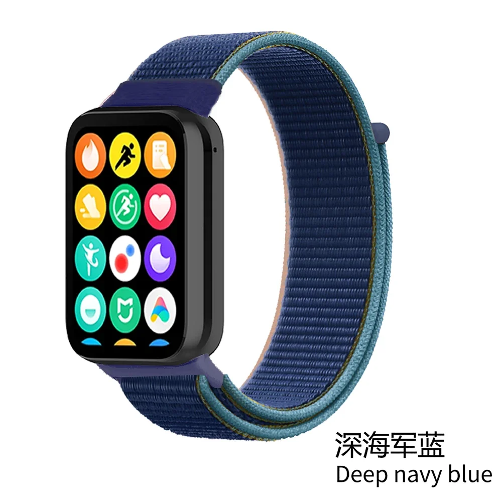 Nylon Strap for Xiaomi Mi Band 8 Pro Breathable Bracelet Smart Watch Replaceable Wristband for Redmi Watch 4 Strap Accessories