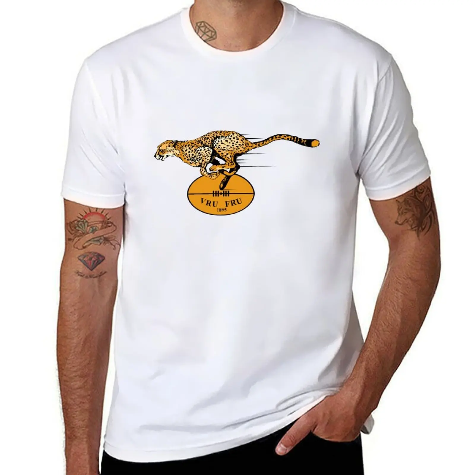 

Футболка Free State Cheetahs, дизайнерская мужская футболка, хлопковая футболка