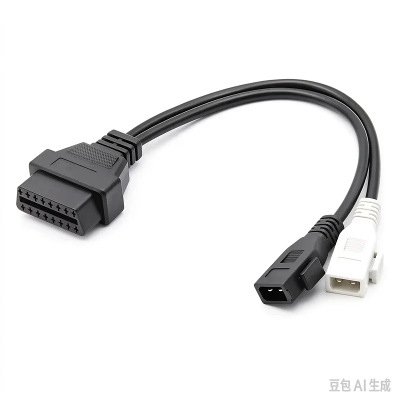 Diagnostic Cable for Audi for 2x2 Pin to 16 OBD2