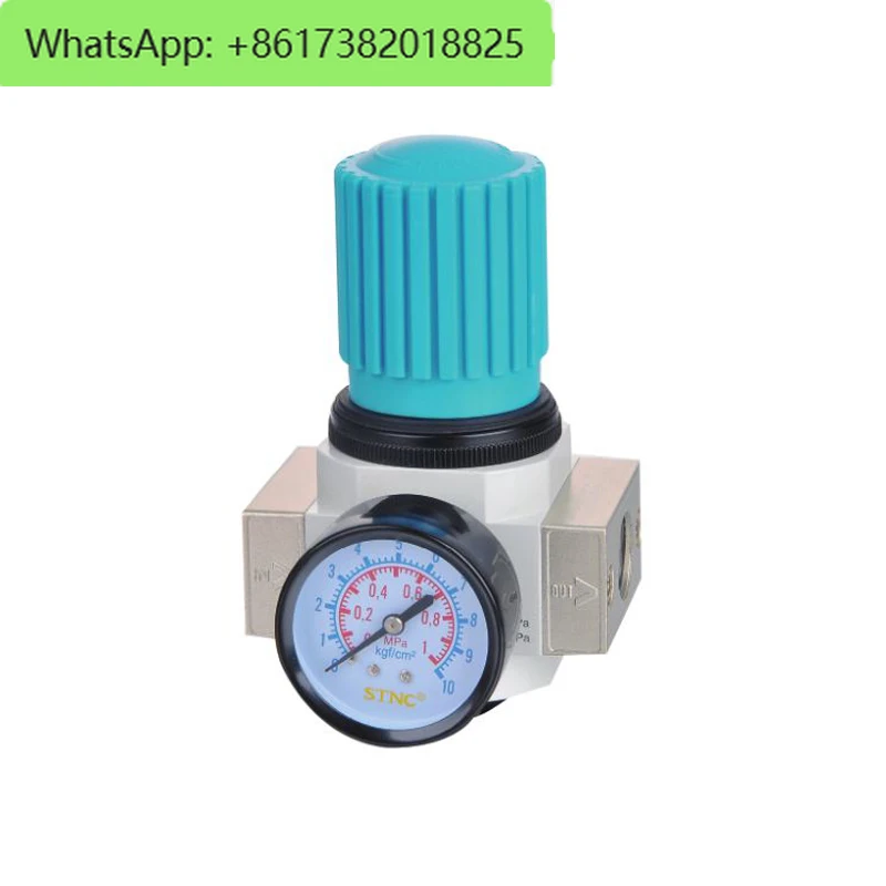 2-point pneumatic source pressure regulating valve, small air pump pressure reducing regulating valve LR060810152025