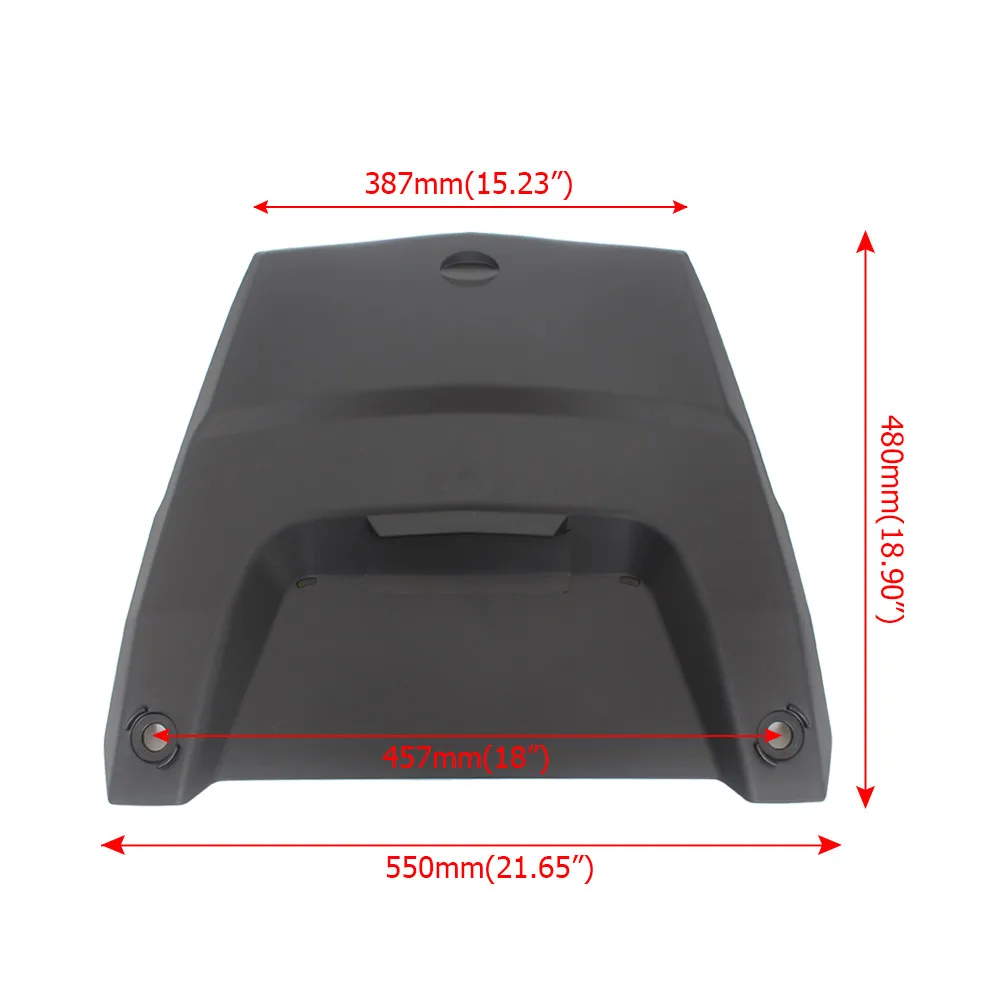 1Pcs Center Ho od Protector Cover Ho od Center Cover Front Center Ho od Cover Compatible With Polaris Rzr 2014-2021 Matte Black