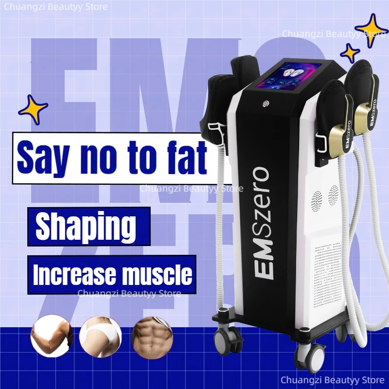 EMSzero RF 15TESLA 6500W Muscle Stimulation Body Sculpting Sculpt Fat Reduction Therapy Machine Fat Burning EMS Slimming