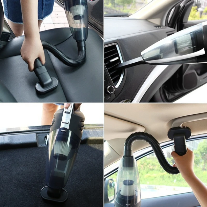 Aspirador portátil de carga rápida para coche 1PCS, recargable, fuerte succión