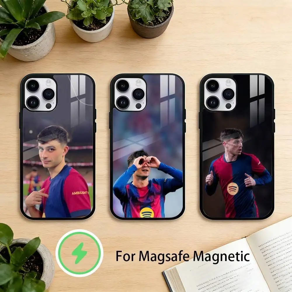 

F-football barcelona pedri 8 Phone Case For iPhone 17/16/15/14/13/12/Plus/Pro/Max for Magnetic Wireless Charging