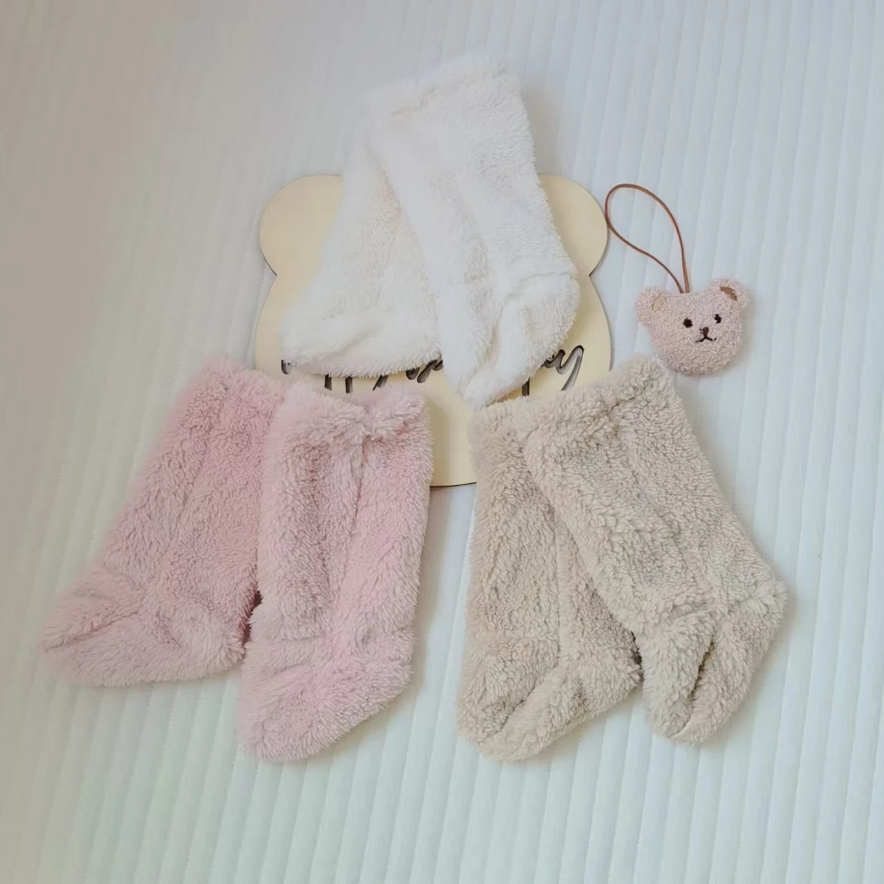Weiche Fleece-Babysocken für Jungen und Mädchen, Kleinkindschuhe, Winter-Bodensocken, Babykleidung, Kleidung für Neugeborene, Zubehör