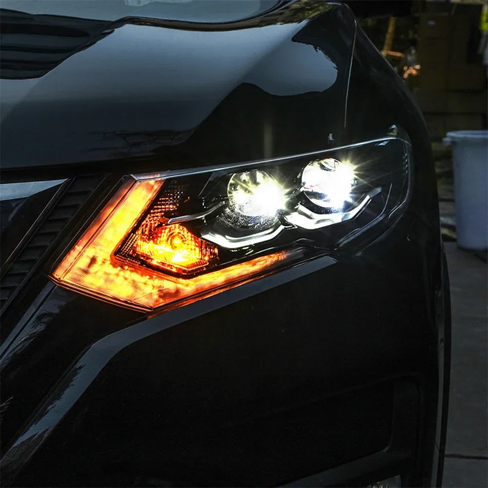 

Car Front Lamps for Nissan X-Trail 2017-2021 Led Auto Headlights Assembly Upgrade Projector Lens High Configure Accessories