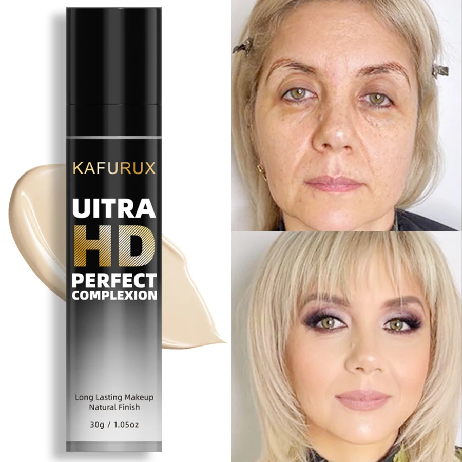 8-kleuren Face Foundation Cream Oil-Control Waterproof Natural BB Cream Lasting Concealer Liquid Volledige dekking Matte Base Makeup