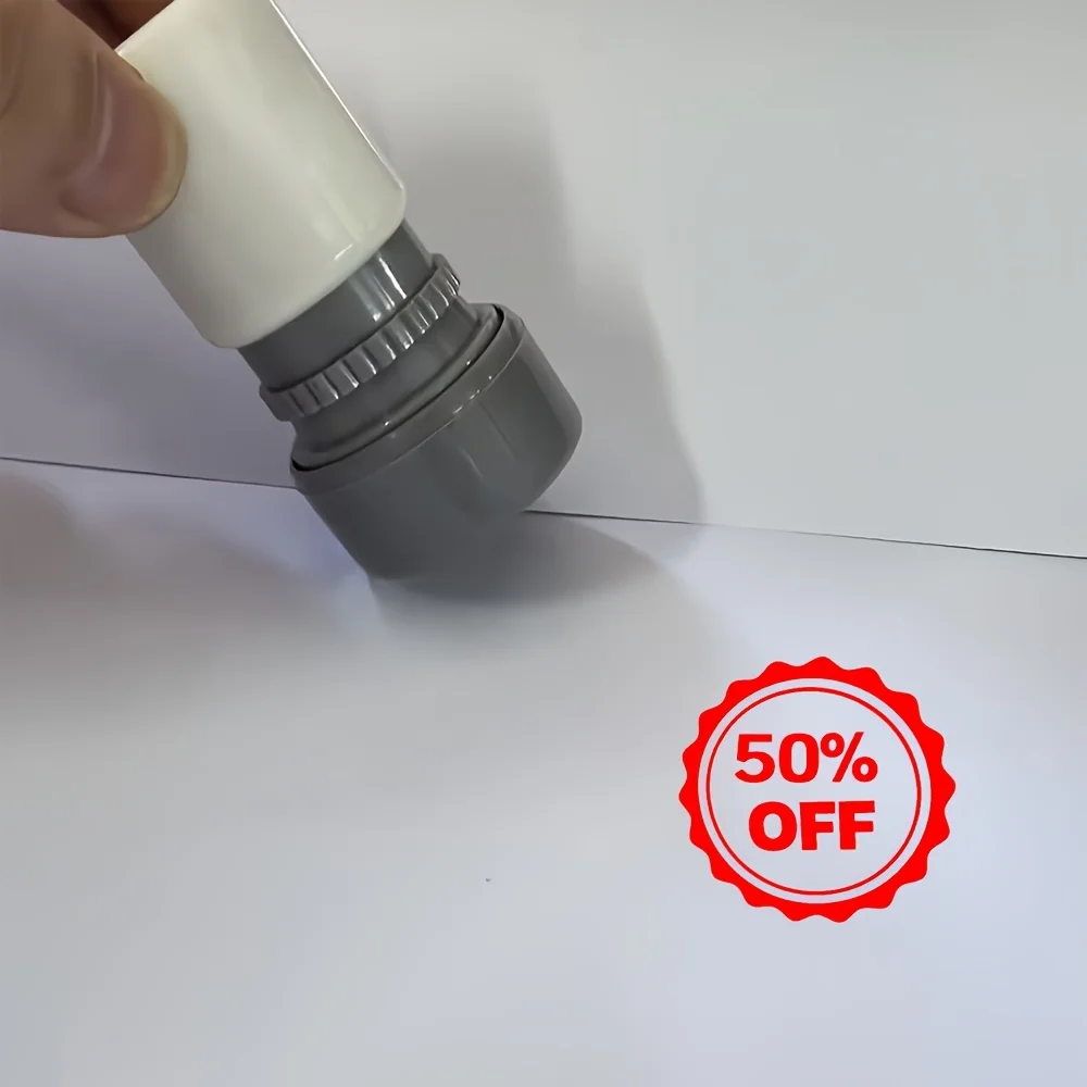 Color pre printed discount circular office business seal, suitable for pricing, store promotion marketing