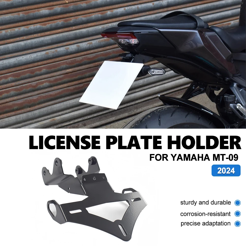 For Yamaha MT-09 2024 LED Tail Light Rear Tail Tidy Fender Eliminator Kit Motocross Accessories