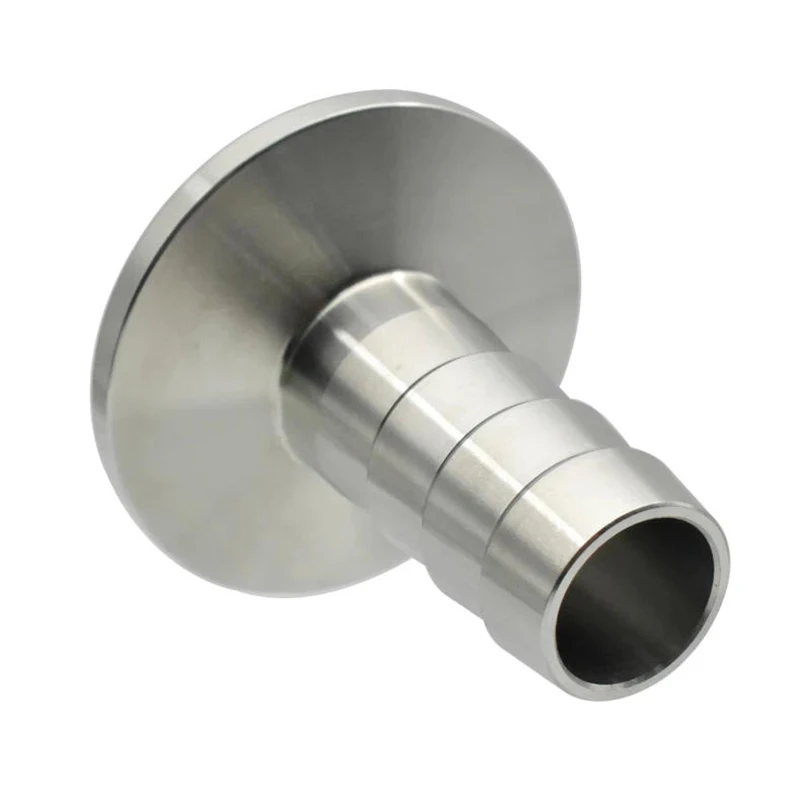 

KF16 KF25 KF40 KF50 SUS304 Санитарный вакуумный шланг из нержавеющей стали с зазубринами Tri Clamp Фитинг для труб Фланцевый адаптер