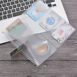 For Midori Travelers Passport Pocket Notebook Zipper Bag Notebook Storage Bag Journal Planner Card Holder PVC Zipper Bag