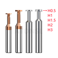 T-slot Milling Cutter H0.5/1/1.5/2/3 Carbide Tungsten Steel T Type Mill For Steel And Aluminum D4mm-12mm CNC Tool Mill Machine