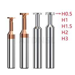 T-slot Milling Cutter H0.5/1/1.5/2/3 Carbide Tungsten Steel T Type Mill For Steel And Aluminum D4mm-12mm CNC Tool Mill Machine