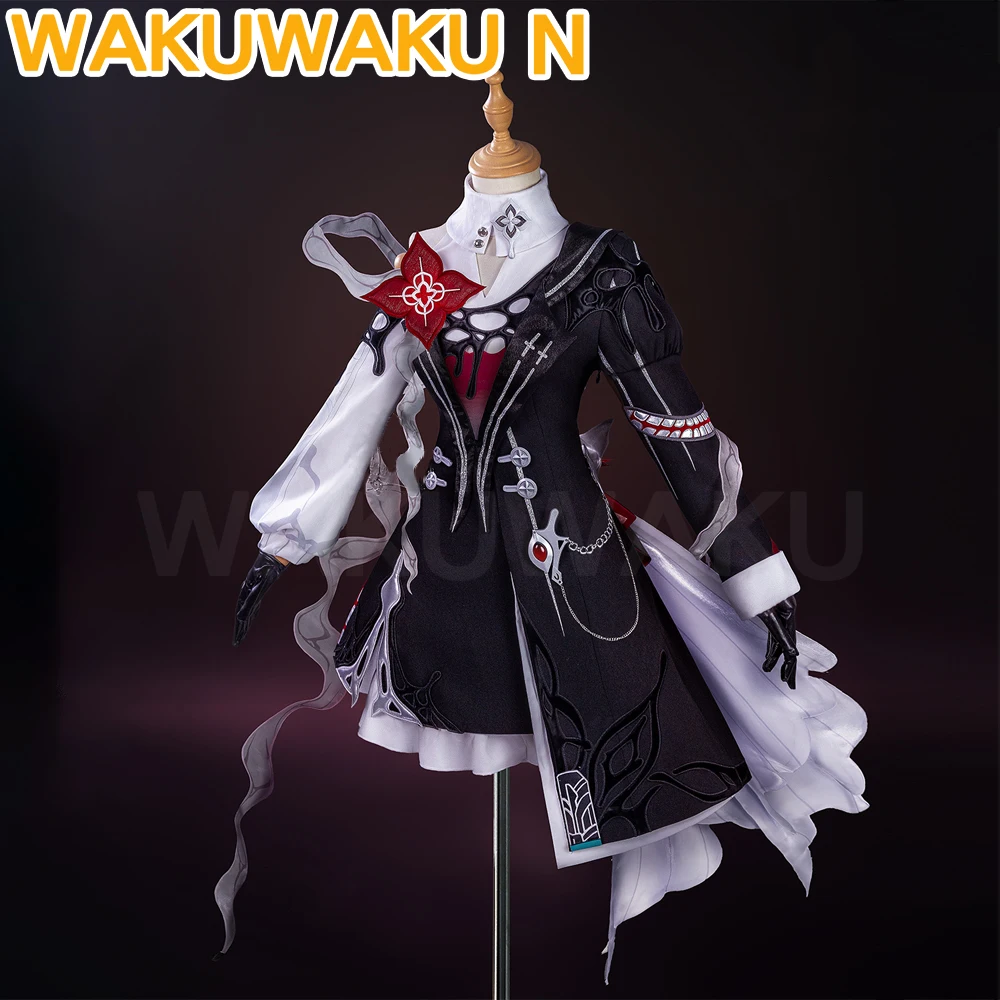 Kostum Cosplay Evernight Game Honkai: Star Rail WakuWaku-N HSR Wanita HSR 7 Maret SP Kostum Cosplay Ukuran Plus