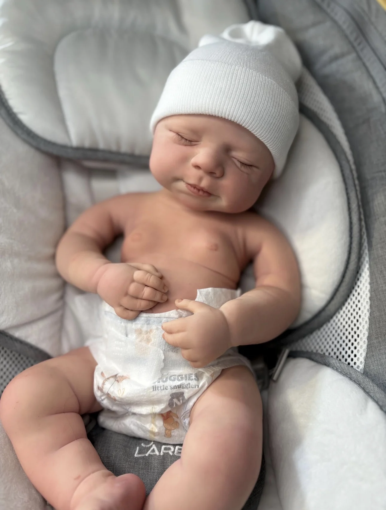 45CM Girl Pascale Bebe Open Mouth Handmade Full Body Soft Solid Silicone Reborn Baby Doll Reborn Corpo De Silicone