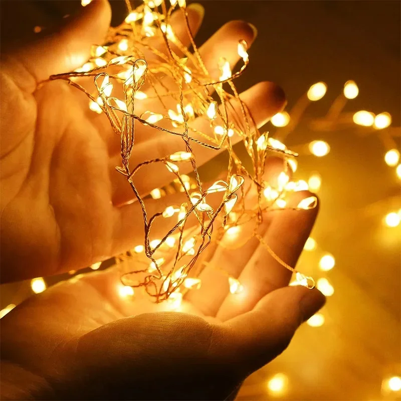 1000LED String Lights Christmas Decoration Ideal for Christmas Tree, Home, and Street Lighting Waterproof Design for Outdoor Use