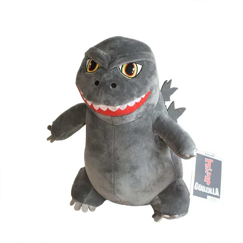 Godzilla – marionnettes à main, 20CM, Version Q, jouets, oreiller en peluche, poupées, décoration de canapé, cadeau de Collection, 2025
