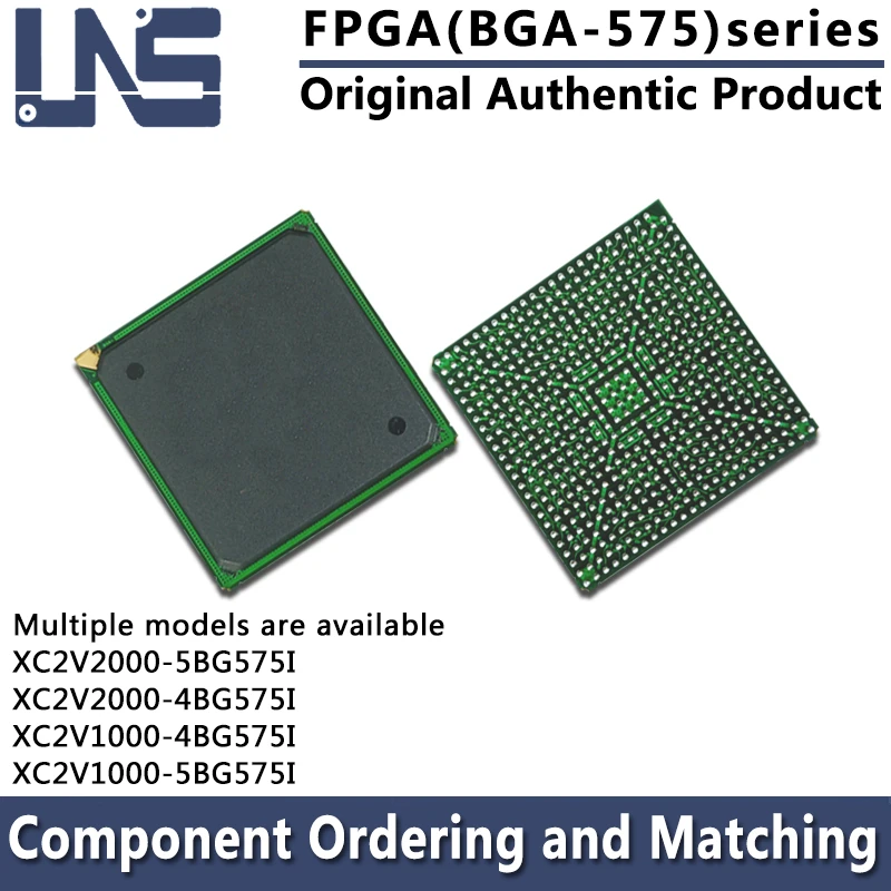 

1pcs XC2V2000-5BG575I XC2V2000-4BG575I XC2V1000-4BG575I XC2V1000-5BG575I BGA-575 31x31 408I/O 328I/O FPGA