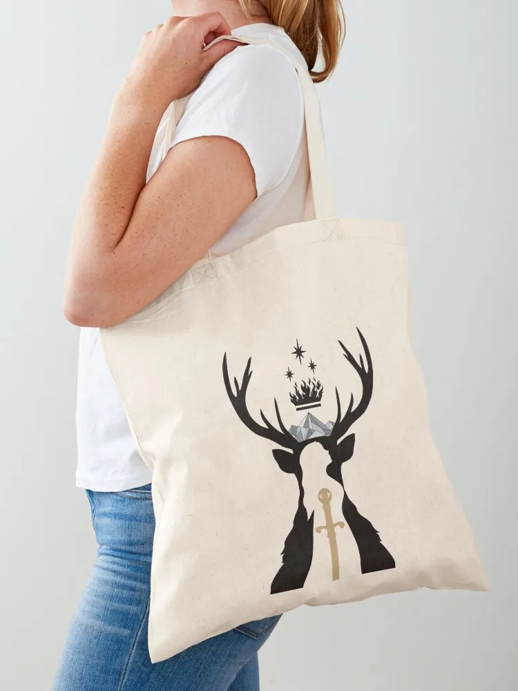 

Fireheart and Stars (Gold) Tote Bag tote bag women personalized tote bag Women's Woman shopper