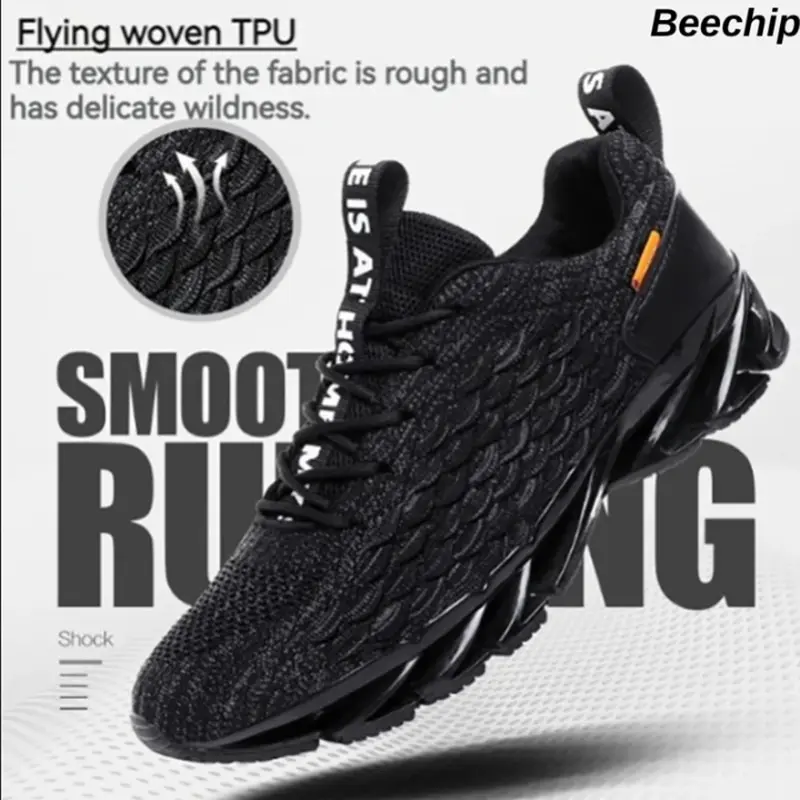 Outdoor Large Size AliExpress Foreign Trade Cross Order Summer Flying Weaving Blade Sports Wholesale Tourism Running Shoes