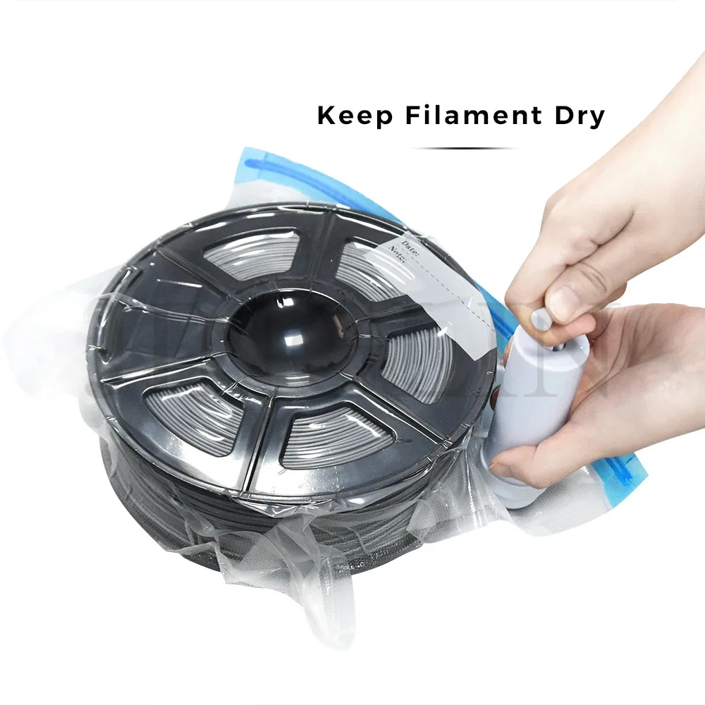 3D Filament Dryer Storage Vacuum Sealing Bags And Pump Keep Filament Dry Humidity Resistant For 1KG PLA PETG TPU 3D Printer Part