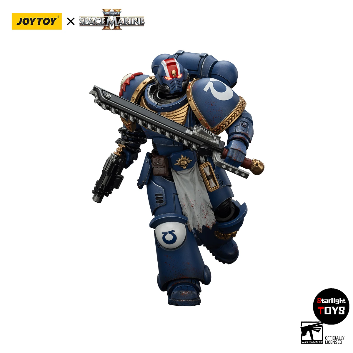 

JOYTOY 1/18 Action Figure Warhammer 40K Ultramarines Lieutenant Titus-Collectors Edition Model Toy Gifts
