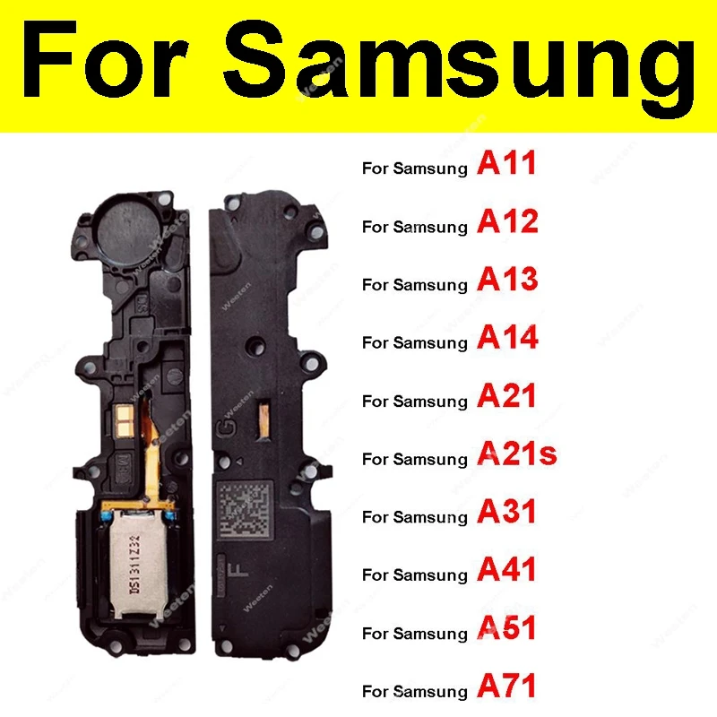 For Samsung Galaxy A11 A12 A13 A14 A21 A21s A31 A41 A51 A71 4G 5G LouderSpeaker Ringer Loudspeaker Buzzer Module Repair Parts