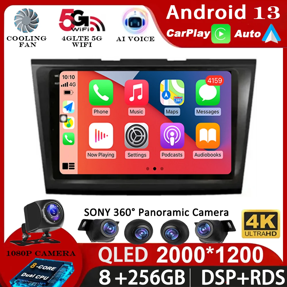 

Car Radio Carplay Android 14 For Ford Taurus 2015-2018 Player Navigation GPS Auto Stereo Multimedia Video Wireless DSP 4G WIFI