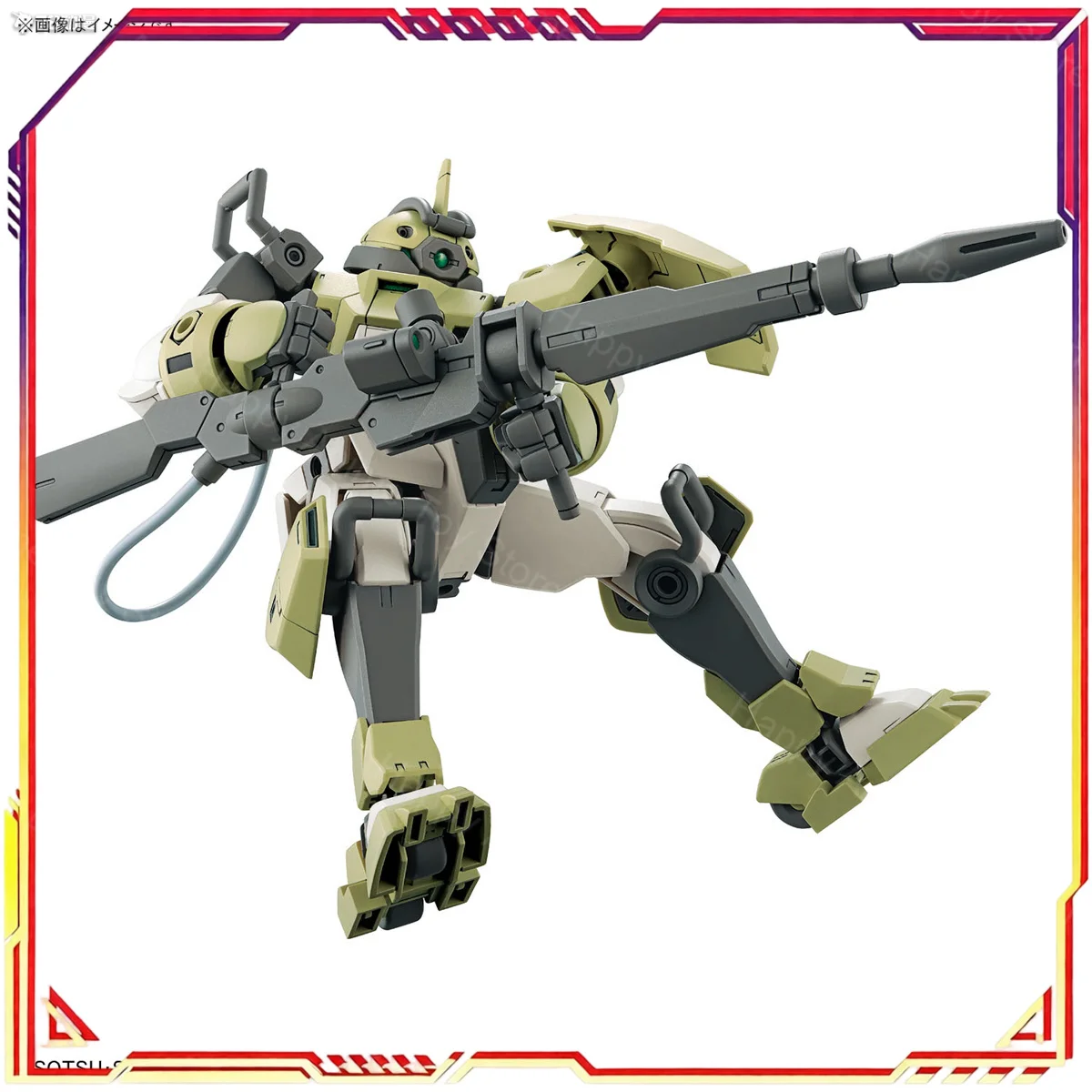 In Stock Bandai Original HG Gundam Mercury's Witch Series DEMI TRAINER＆EXPANSION PARTS SET Anime Action Assembly Model Toys Gift view 3