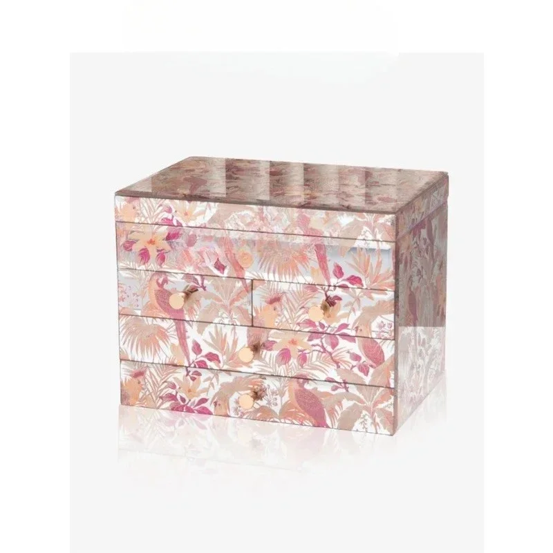 Y1 French retro jewelry box light luxury jewelry box storage box necklace ring earrings